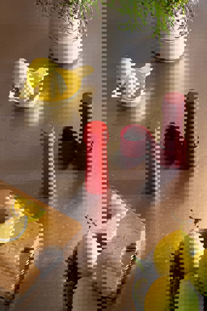 Mini Grinder / Amsterdam / Gewürzmühlen-2er-Set / Burgundy + Bright Red / 13 cm