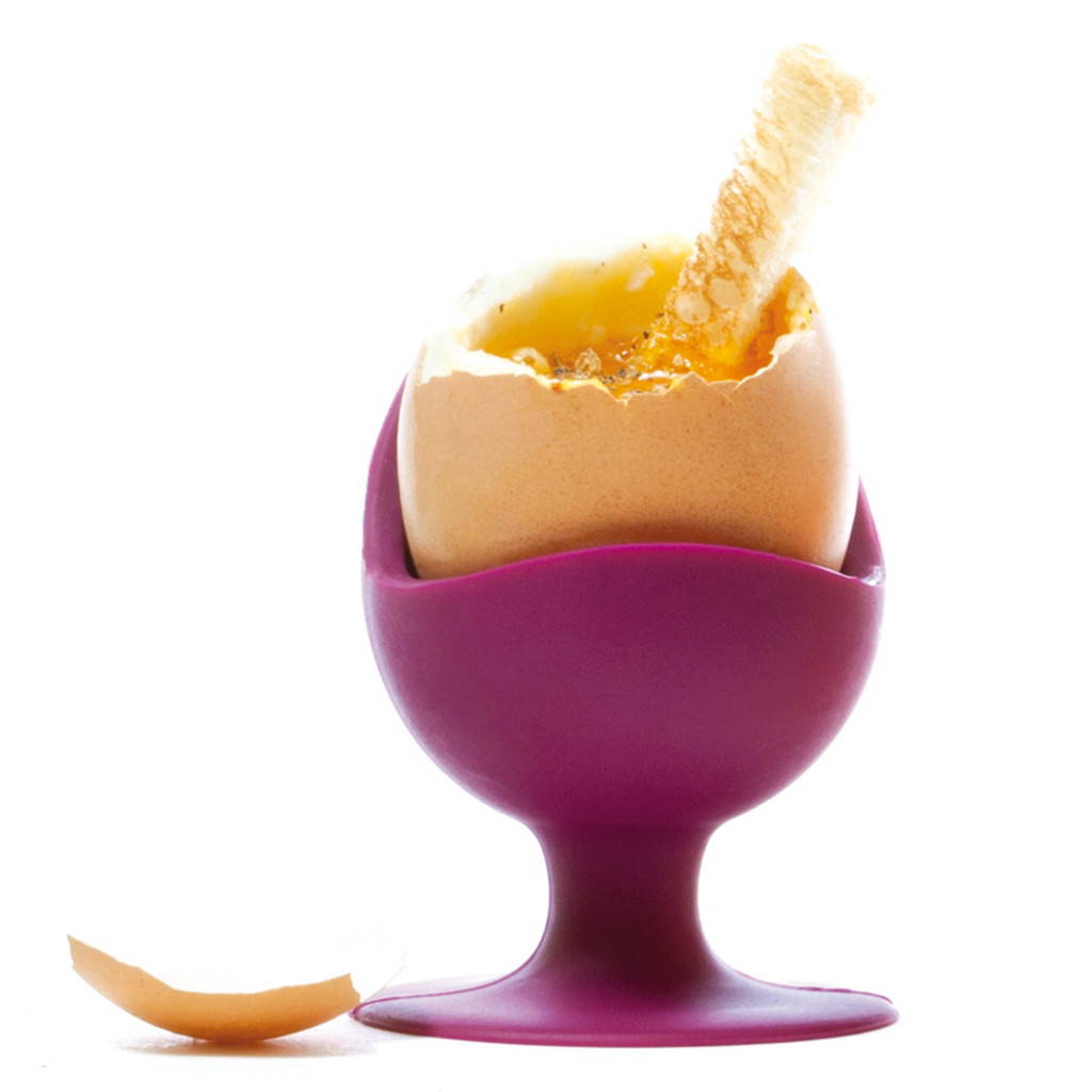 EggChair Lila lose mit Ei Egg Chair / Aubergine