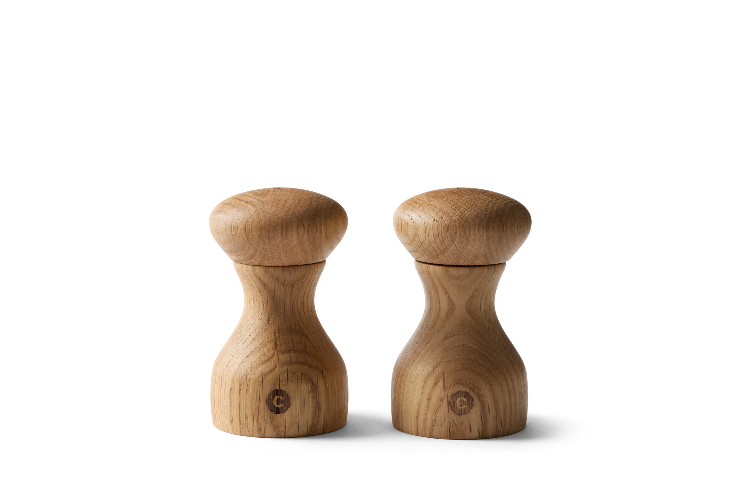 Lyon Gewürzmühlen 2er-Set 10 cm Eiche