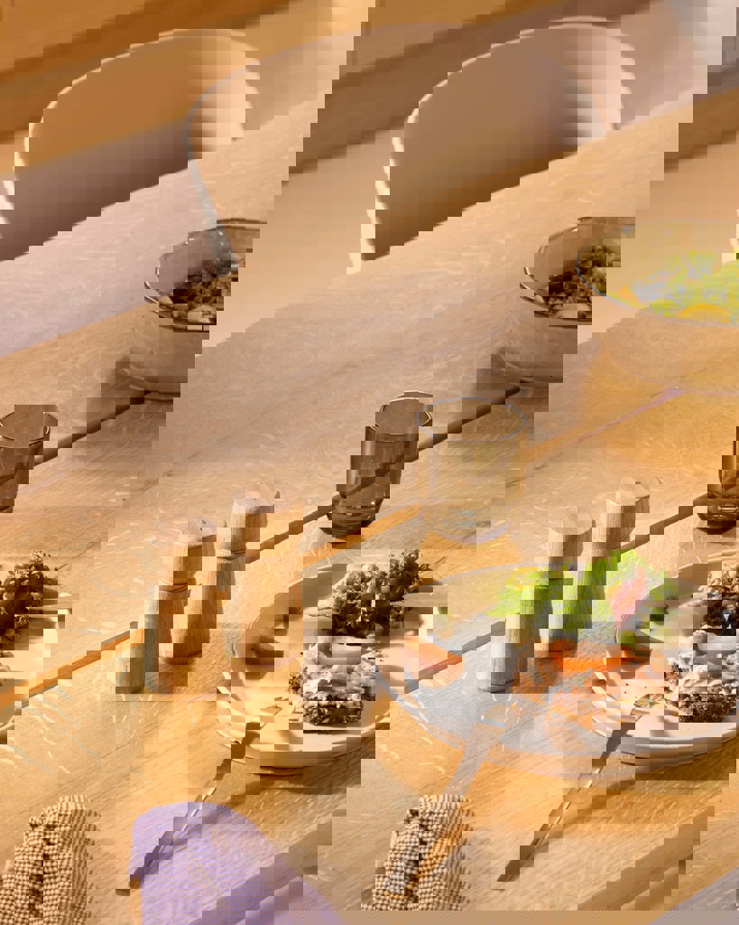 Amsterdam / 2pcs. grinder set / Natural / 11cm/ FSC® Oak