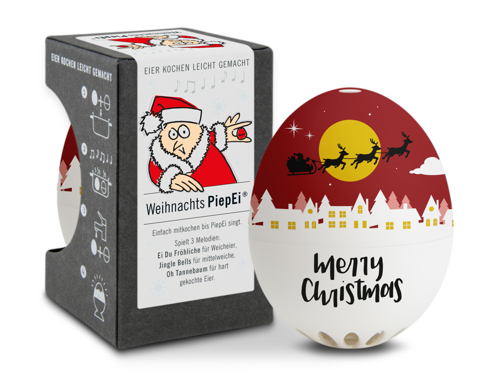 Set Christmas BeepEgg + cregg / Red