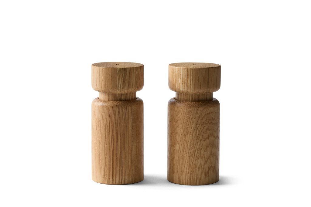 Helsinki 2pcs. Grinder Set Natural Oak 11 cm
