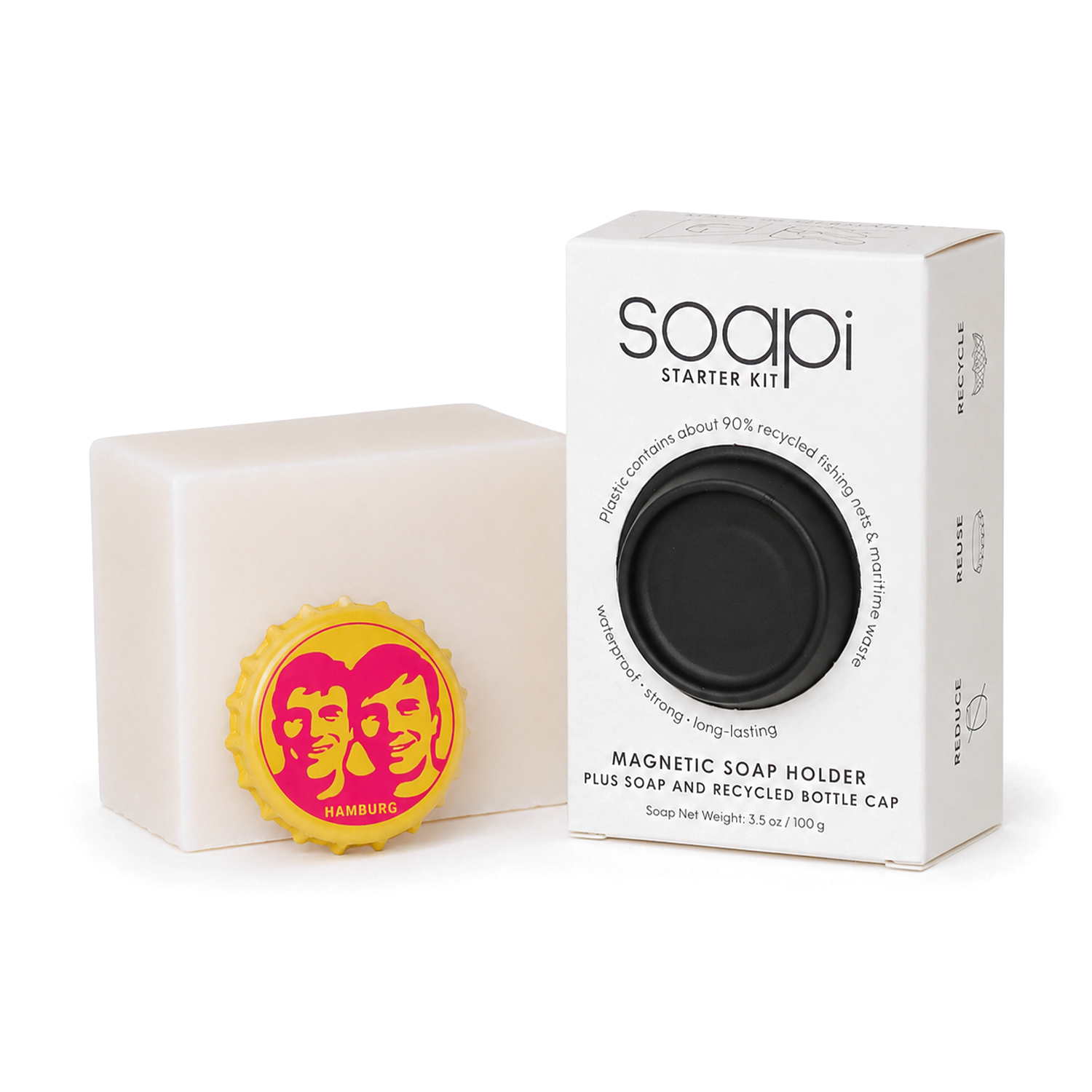 Soapi Starter-Kit / Soapi + Birkenseife / Schwarz