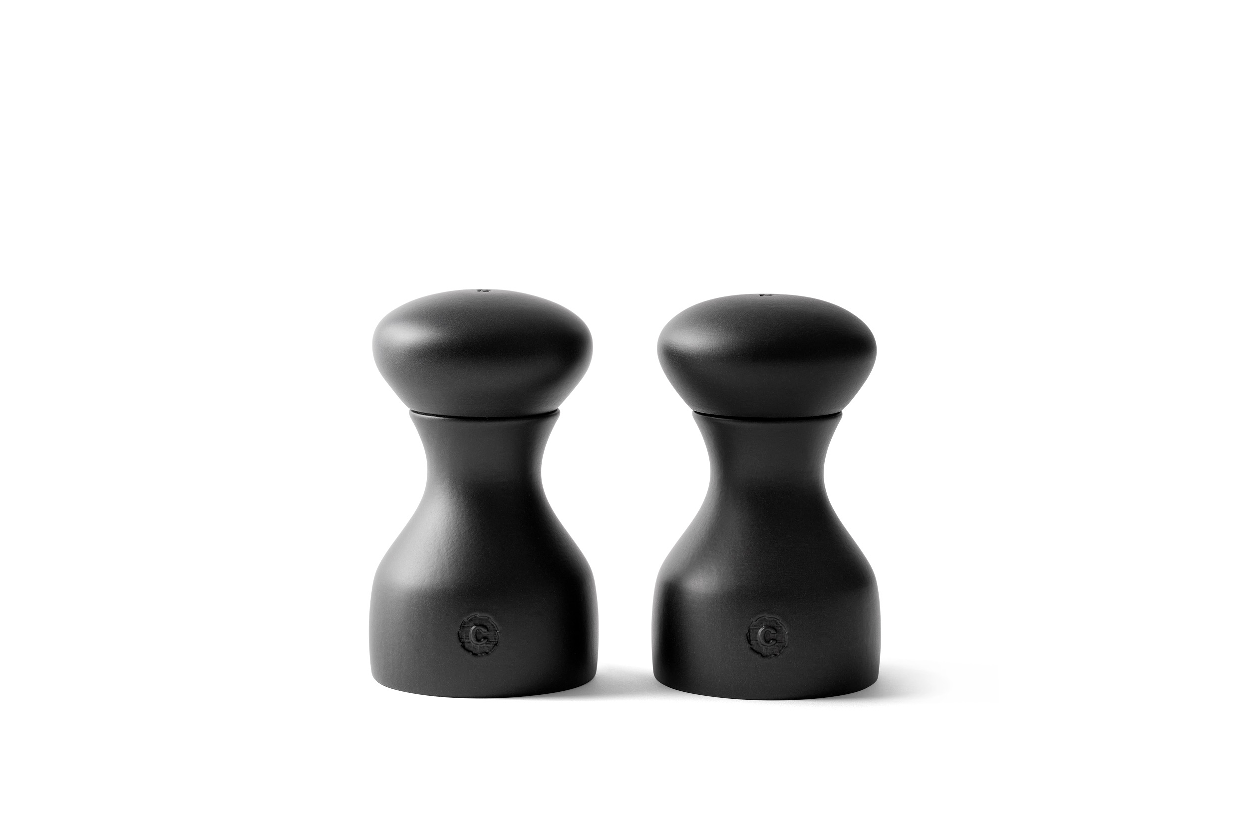 Lyon Gewürzmühlen 2er-Set 10 cm Schwarz