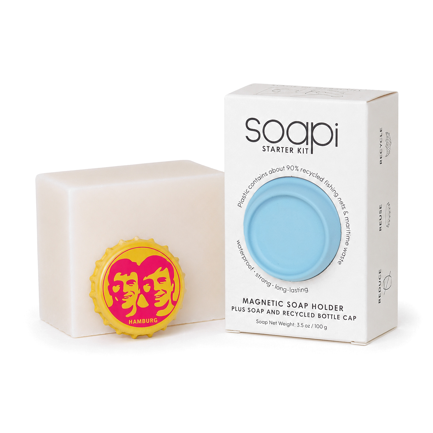 Soapi Starter-Kit / Soapi + Birkenseife / Blau